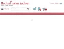 Tablet Screenshot of hochzeitsshop-sachsen.de